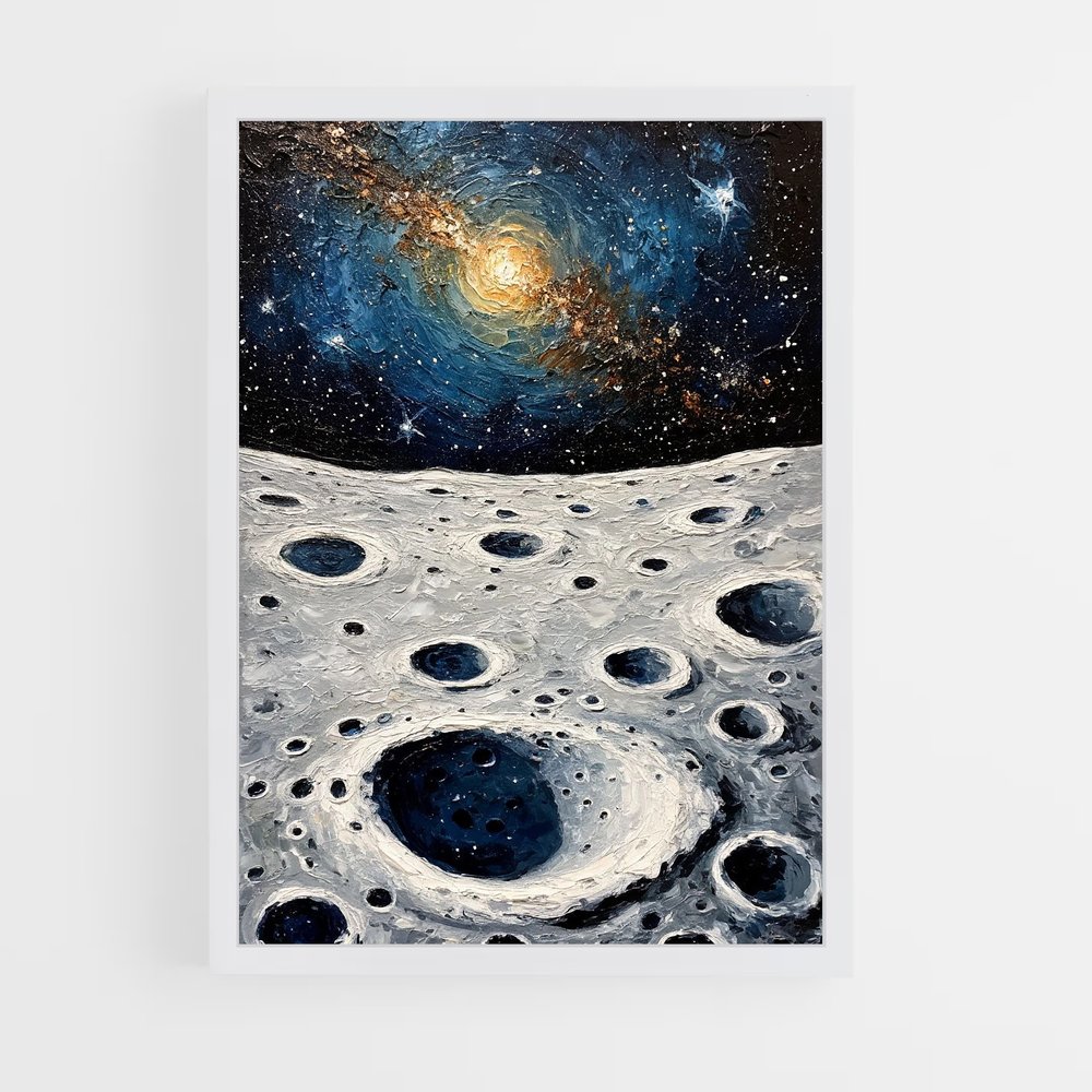 Poster Univers enchanteur artistique – affiche Art spatial (vue 3)
